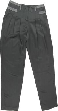 Alexander Wang Dress Leather Trim Womens Pants 4 28